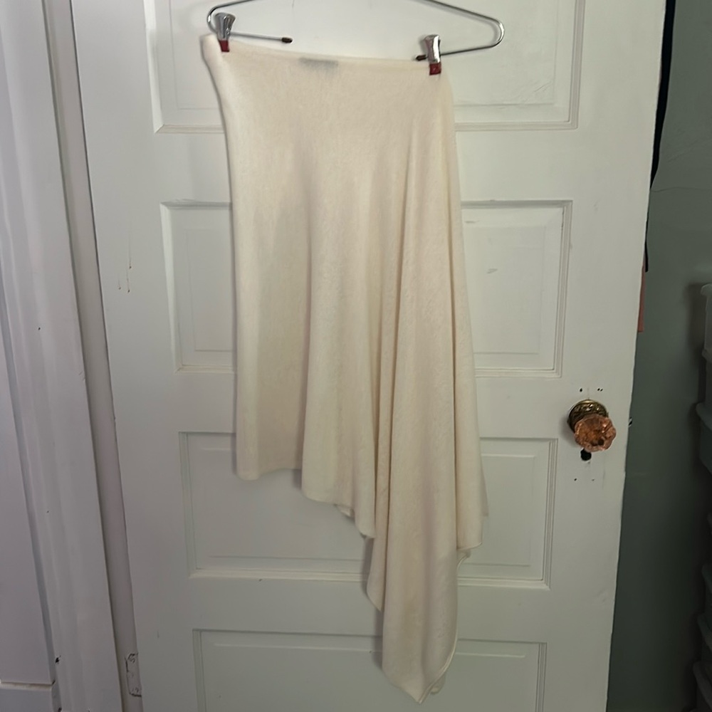 JCrew Cashmere Wool Blend Poncho OS Ivory